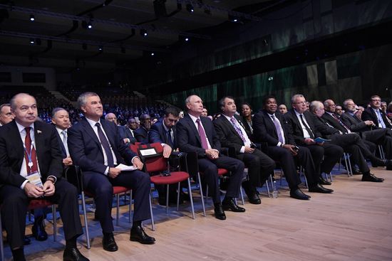 Russian President Vladimir Putin visits St. Petersburg