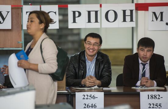 Presidential election in Kyrgyzstan