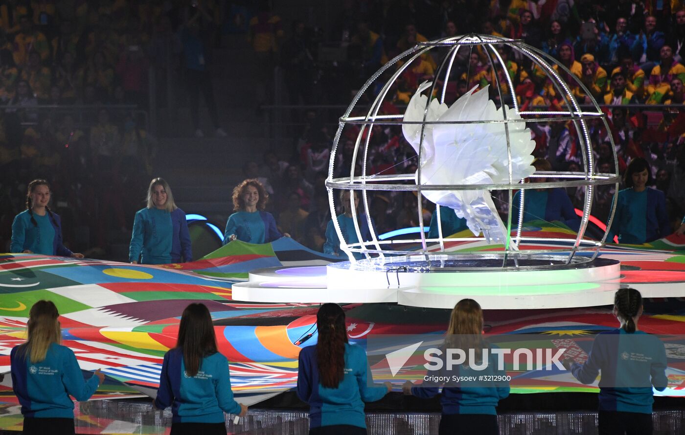 Opening ceremony of 19th World Festival of Youth and Students