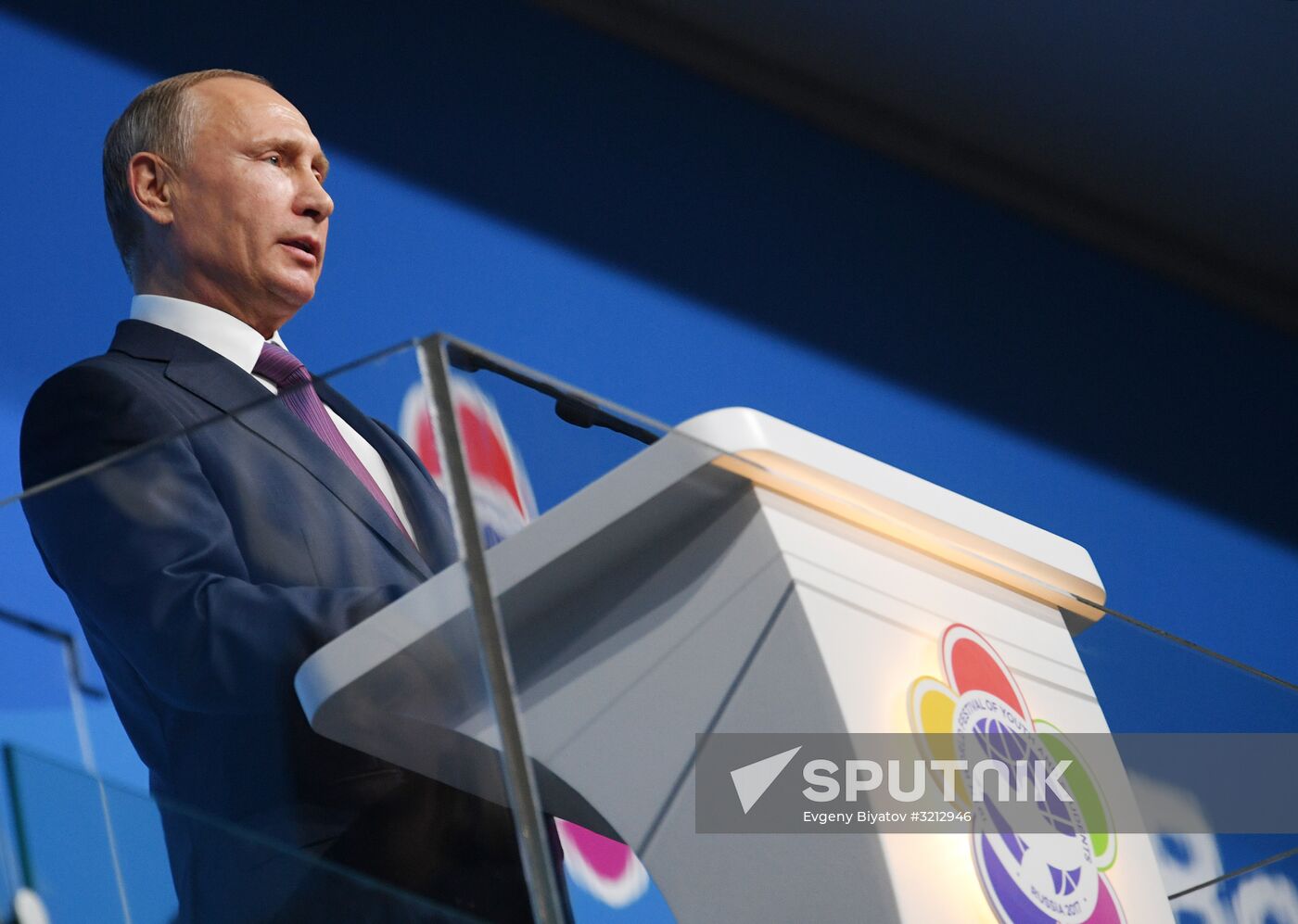 President Vladimir Putin attends opening ceremony of 19th World Festival of Youth and Students in Sochi