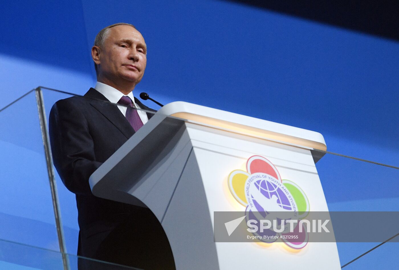 President Vladimir Putin attends opening ceremony of 19th World Festival of Youth and Students in Sochi