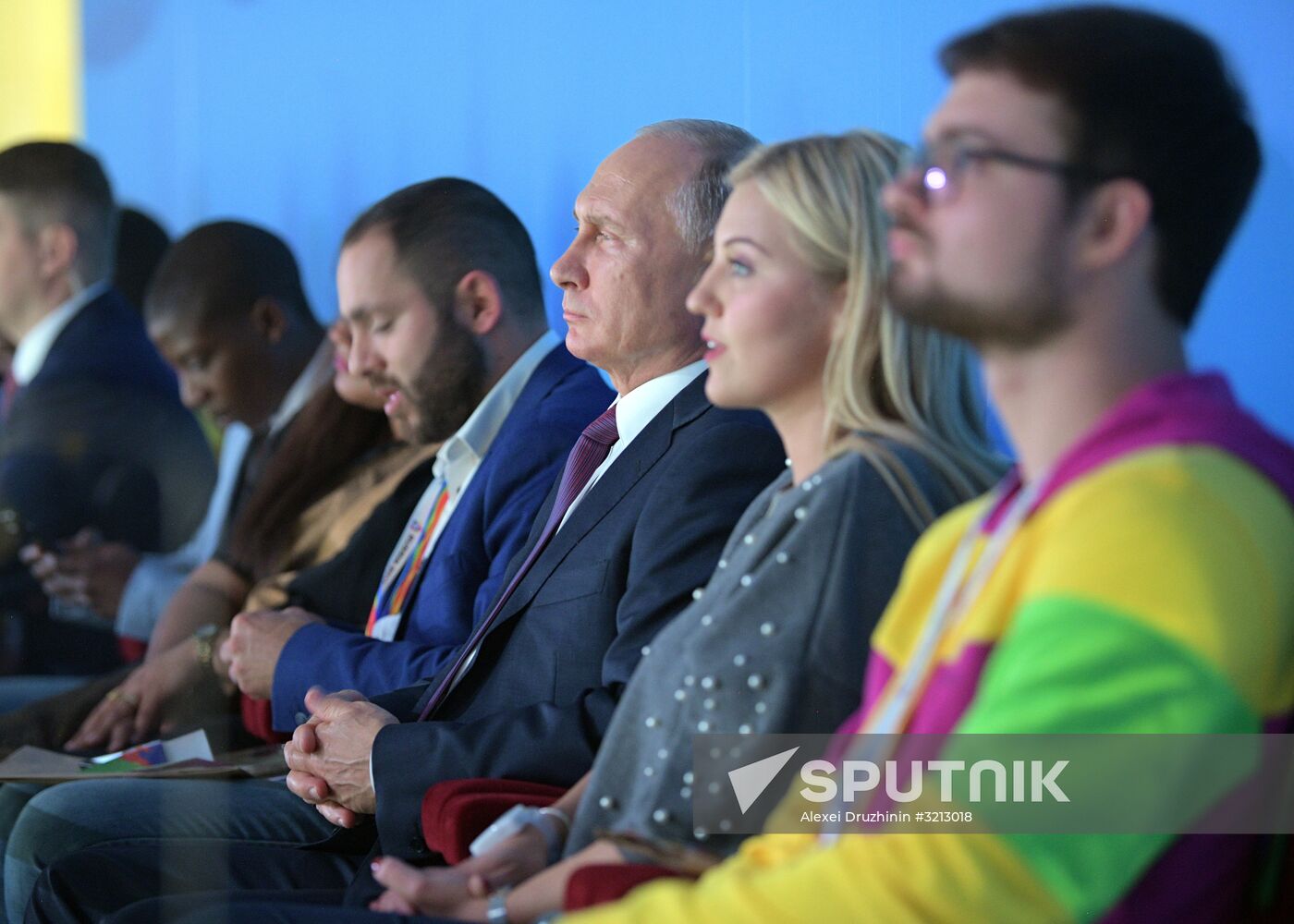 President Vladimir Putin attends opening ceremony of 19th World Festival of Youth and Students in Sochi