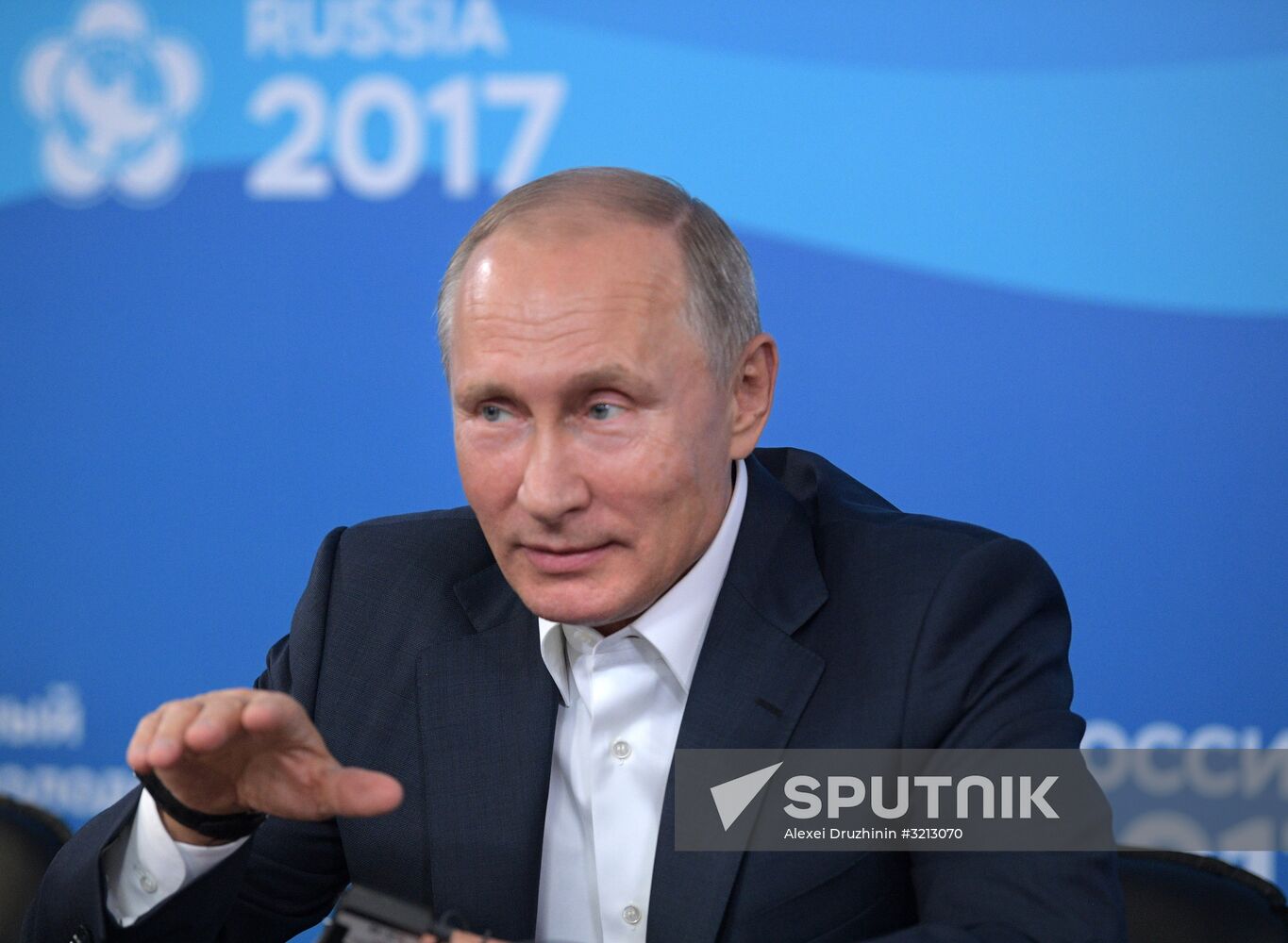 President Vladimir Putin attends opening ceremony of 19th World Festival of Youth and Students in Sochi