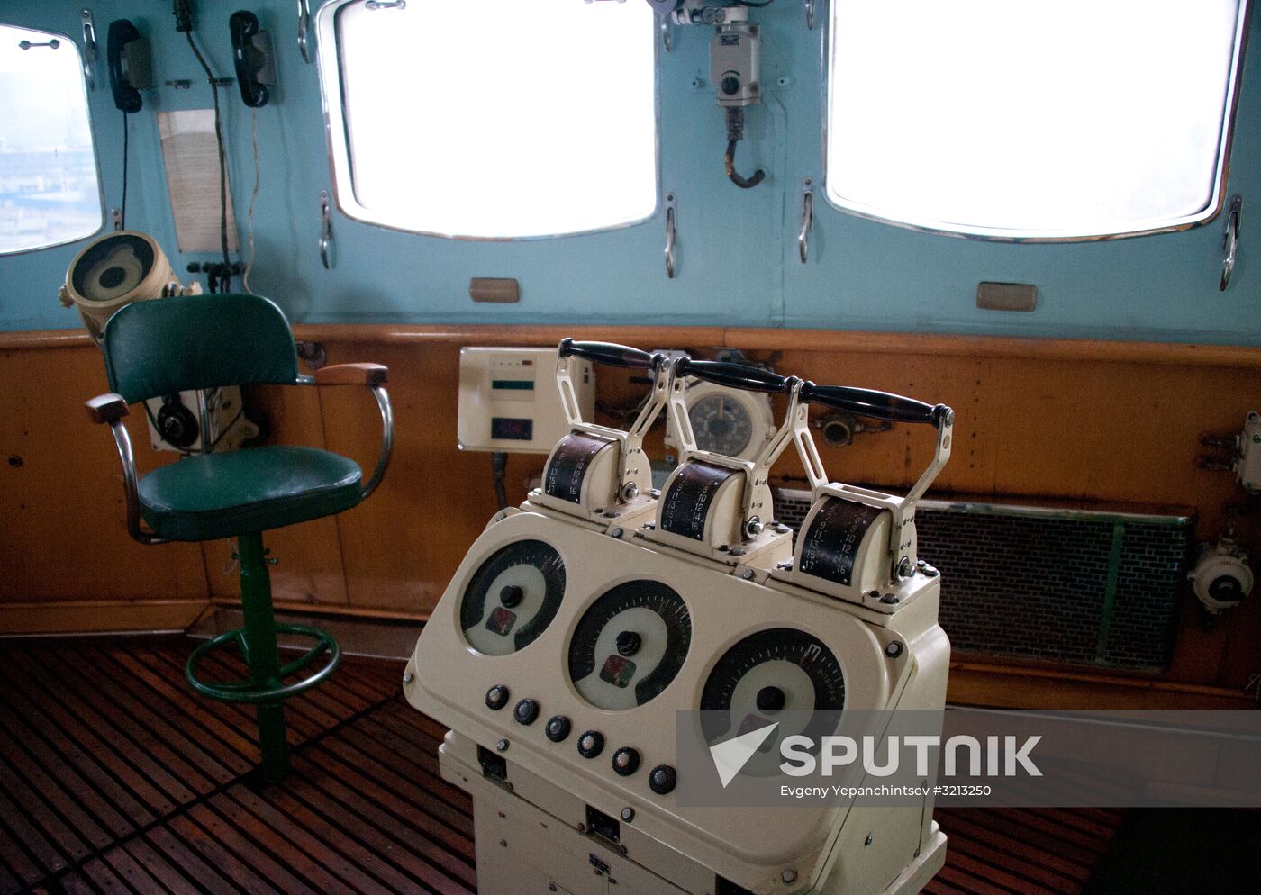 Historic icebreaker museum "Lenin" in Murmansk