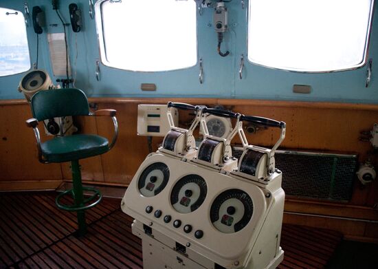 Historic icebreaker museum "Lenin" in Murmansk