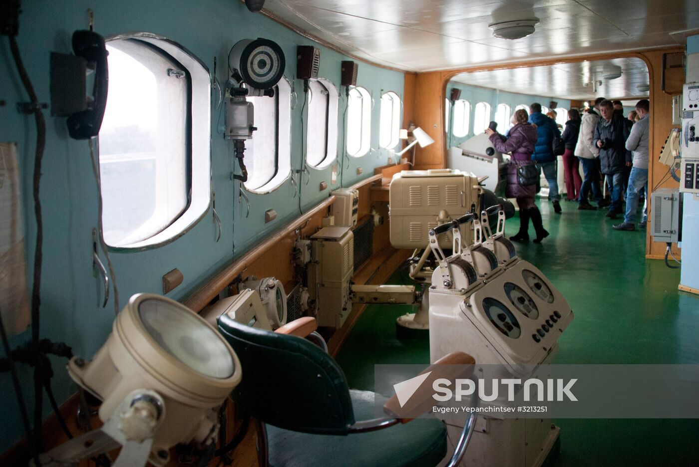 Historic icebreaker museum "Lenin" in Murmansk