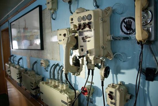 Historic icebreaker museum "Lenin" in Murmansk