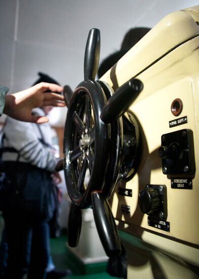 Historic icebreaker museum "Lenin" in Murmansk
