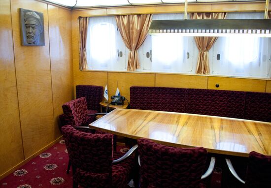 Historic icebreaker museum "Lenin" in Murmansk