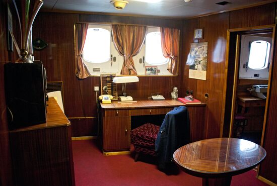 Historic icebreaker museum "Lenin" in Murmansk