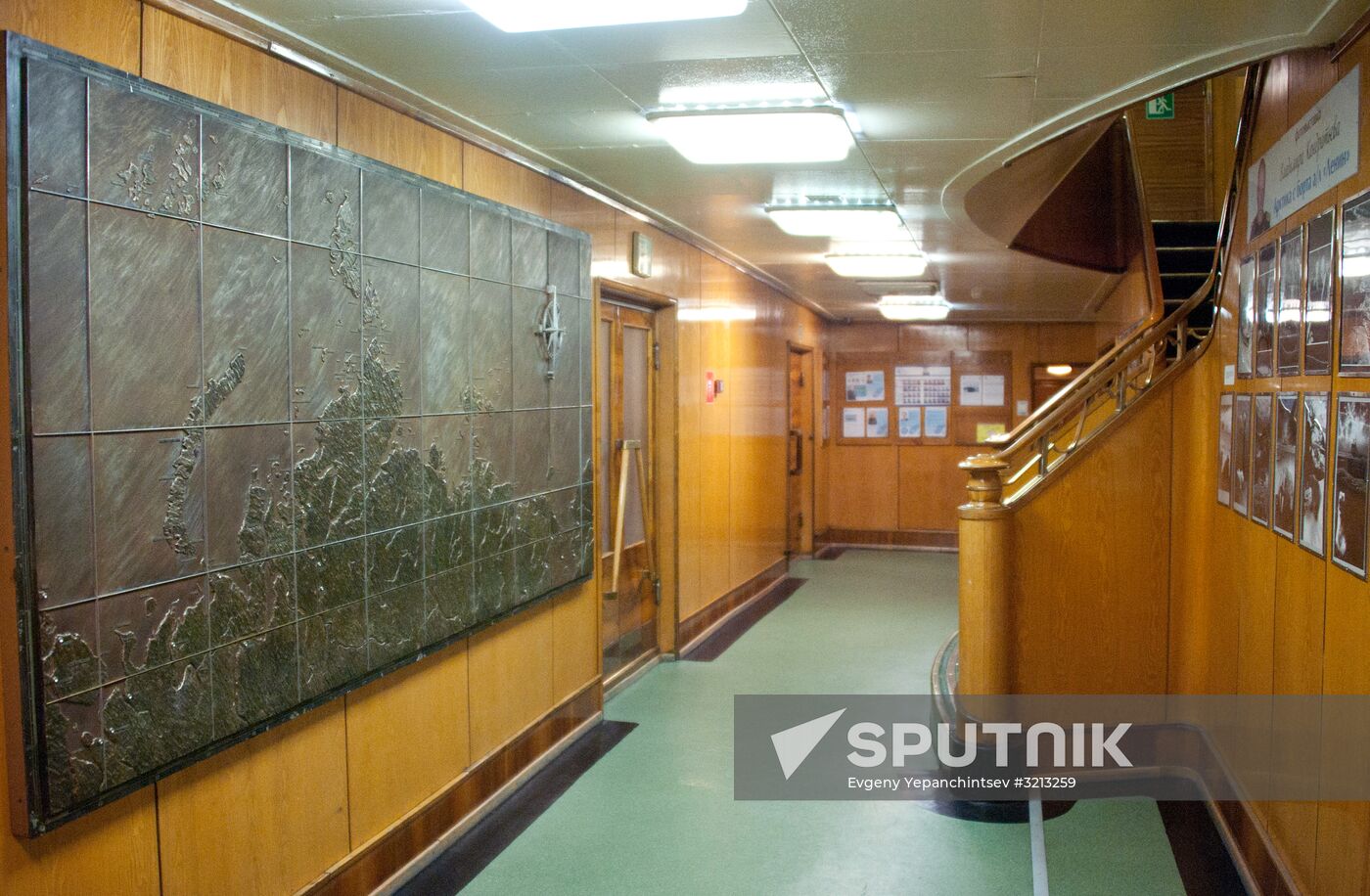 Historic icebreaker museum "Lenin" in Murmansk