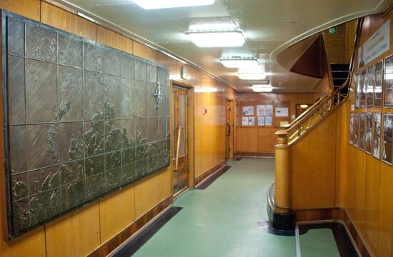 Historic icebreaker museum "Lenin" in Murmansk