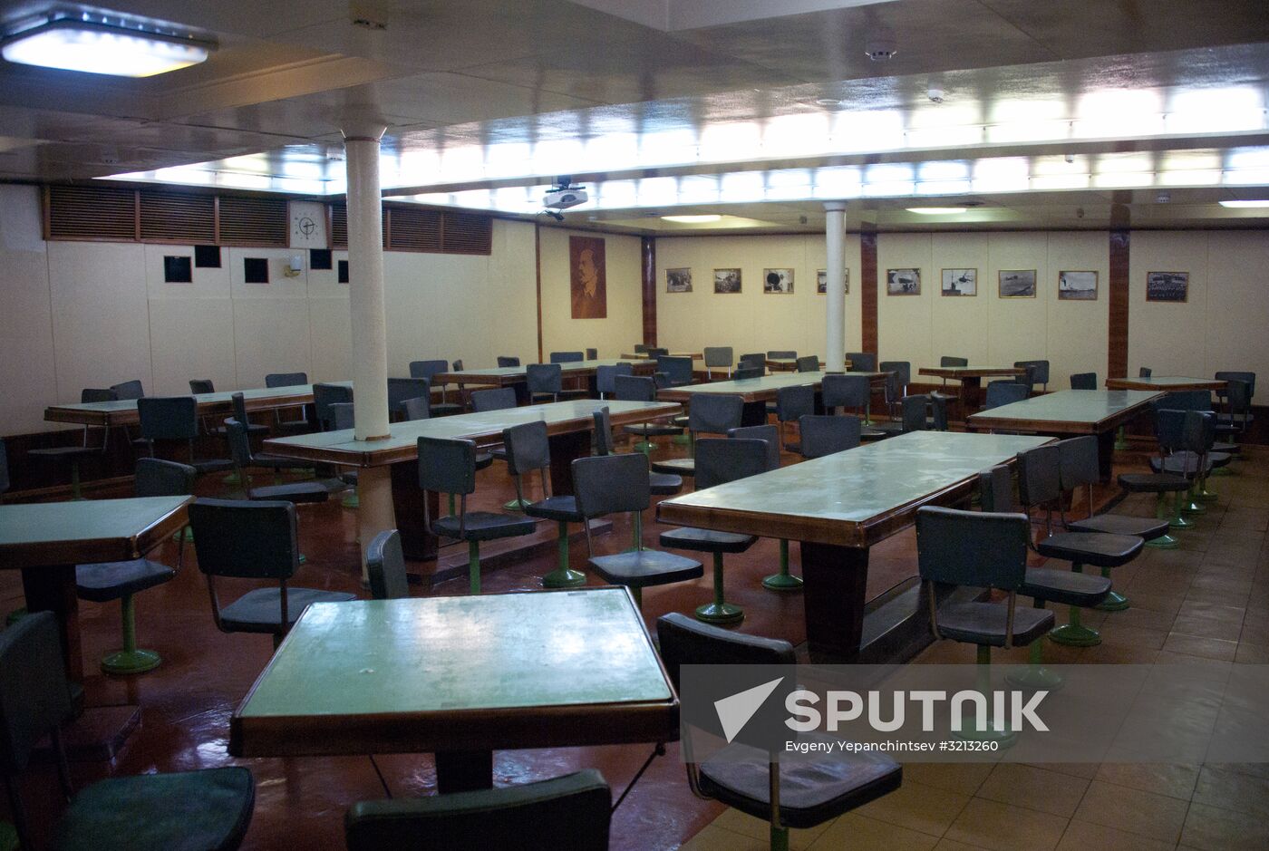 Historic icebreaker museum "Lenin" in Murmansk