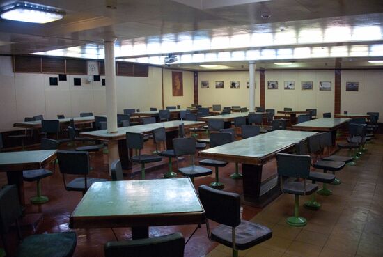 Historic icebreaker museum "Lenin" in Murmansk