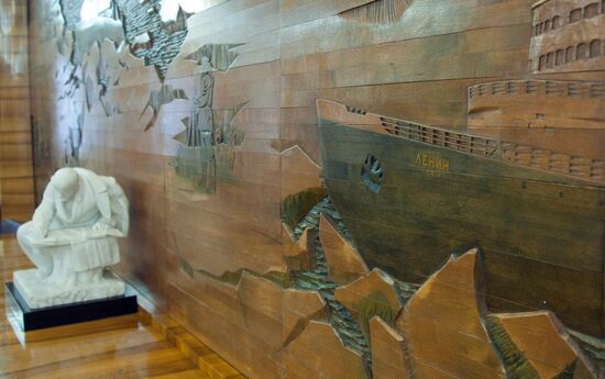 Historic icebreaker museum "Lenin" in Murmansk