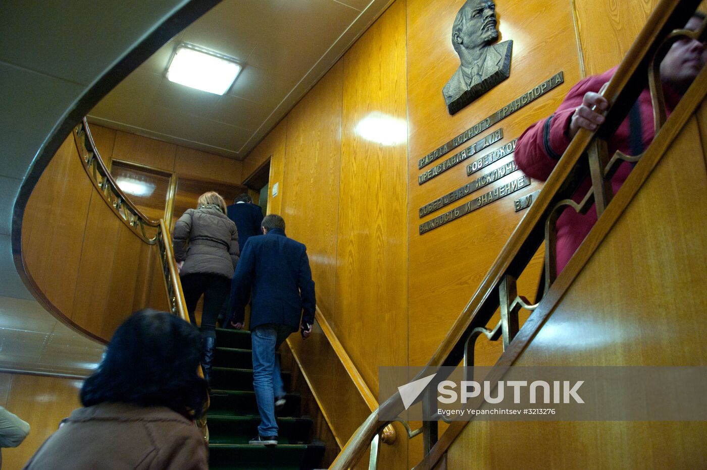 Historic icebreaker museum "Lenin" in Murmansk
