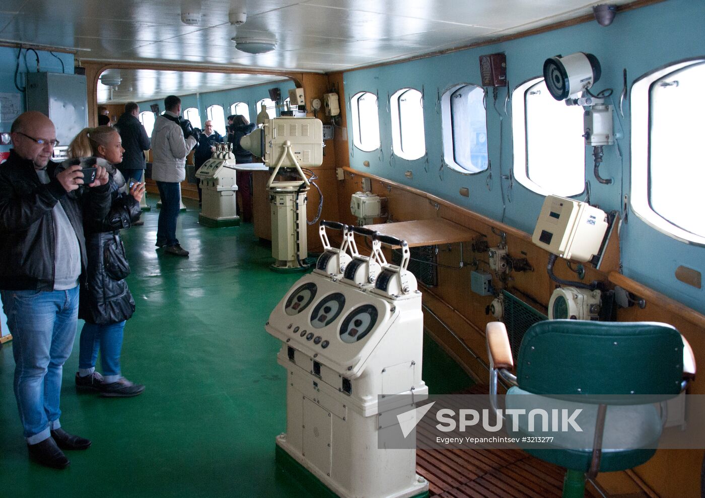 Historic icebreaker museum "Lenin" in Murmansk