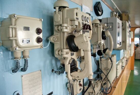 Historic icebreaker museum "Lenin" in Murmansk