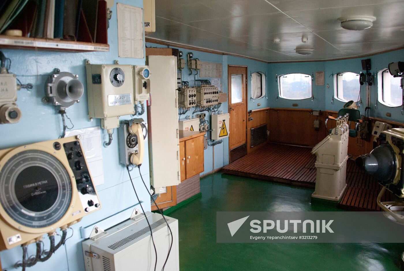 Historic icebreaker museum "Lenin" in Murmansk