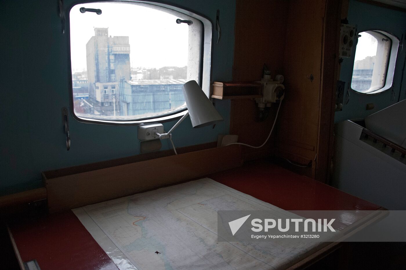 Historic icebreaker museum "Lenin" in Murmansk