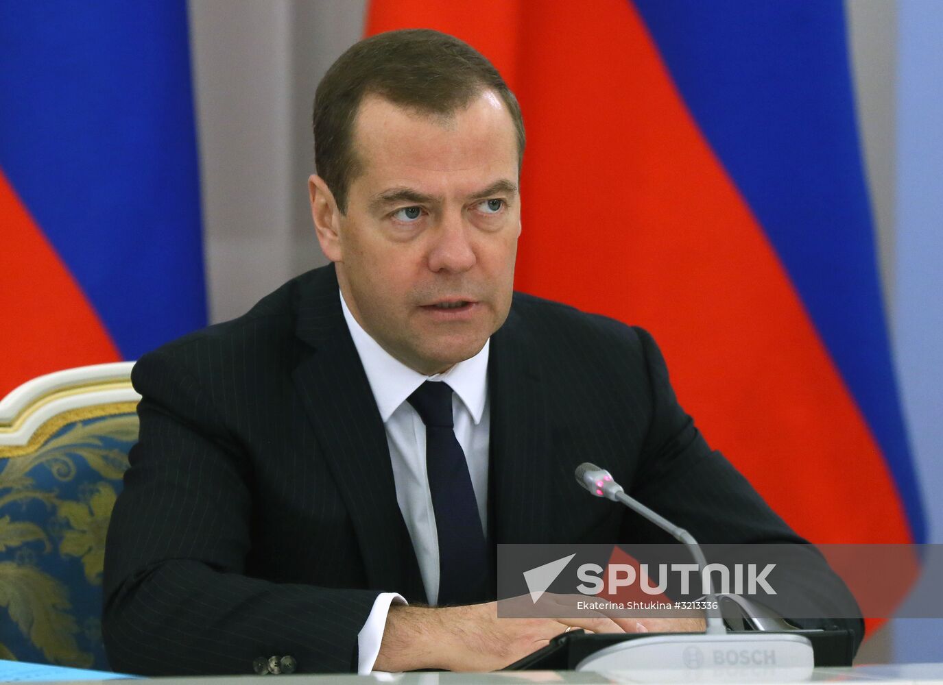 Russian Prime Minister Dmitry Medvedev chairs meeting of Consultative Council on Foreign Investment in Russia