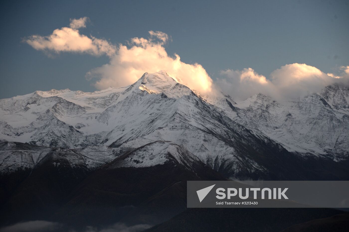 Autumn in mountains of Chechnya