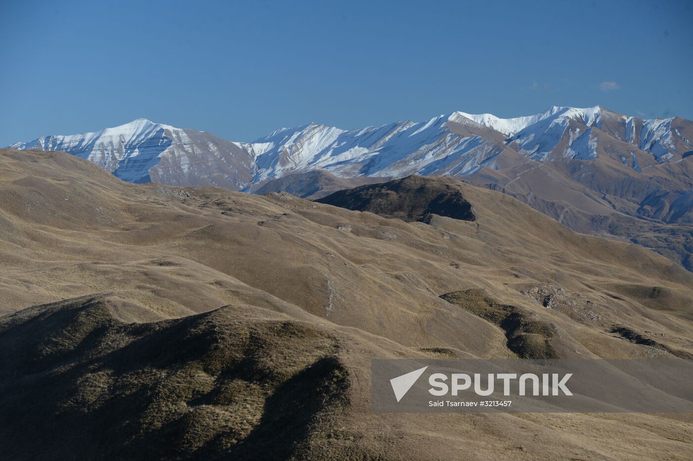 Autumn in mountains of Chechnya