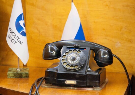 Historic icebreaker museum "Lenin" in Murmansk