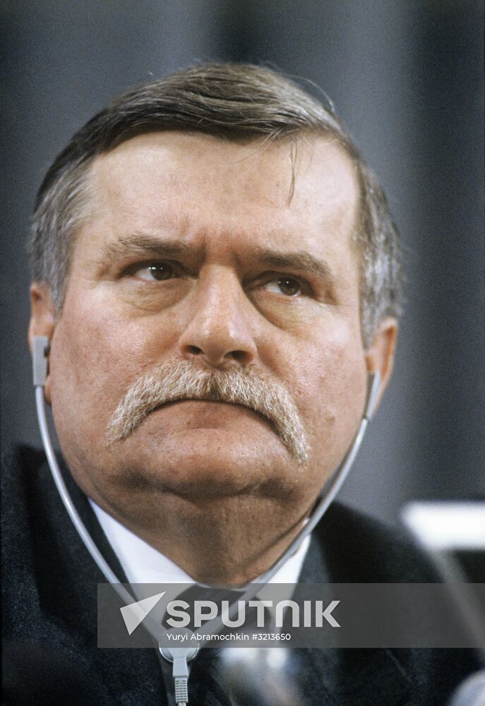 Polish President Lech Wałęsa