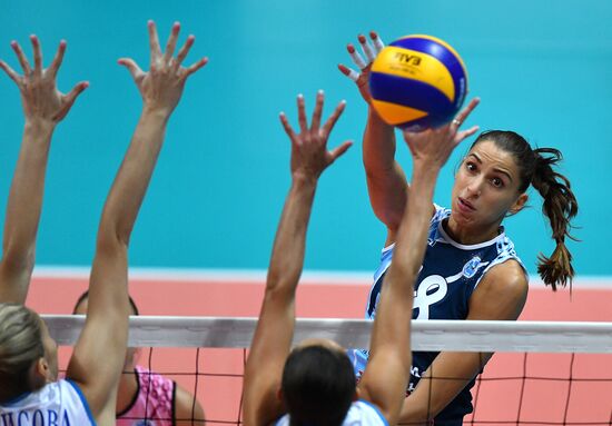 Volleyball. Russian Women's Super League. Dynamo Moscow vs. Dynamo Kazan