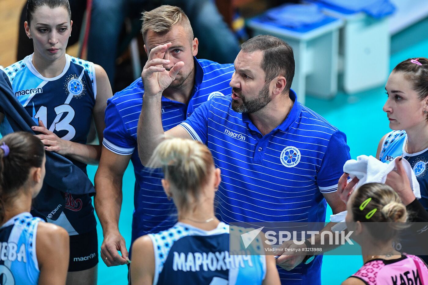 Volleyball. Russian Women's Super League. Dynamo Moscow vs. Dynamo Kazan