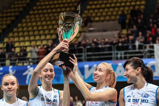 Volleyball. Russian Women's Super League. Dynamo Moscow vs. Dynamo Kazan