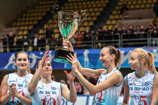 Volleyball. Russian Women's Super League. Dynamo Moscow vs. Dynamo Kazan