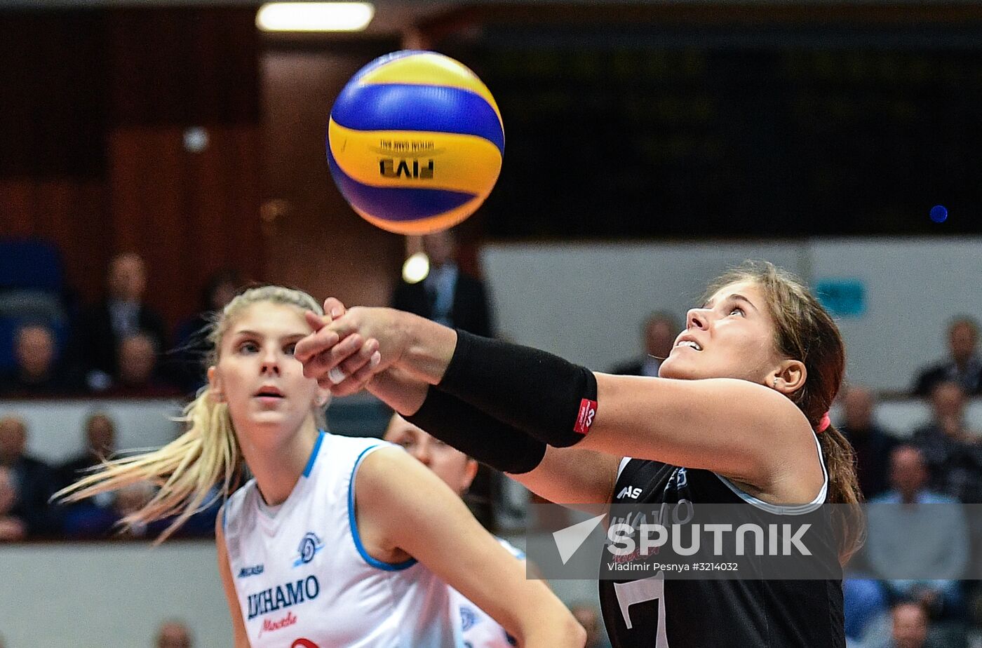 Volleyball. Russian Women's Super League. Dynamo Moscow vs. Dynamo Kazan