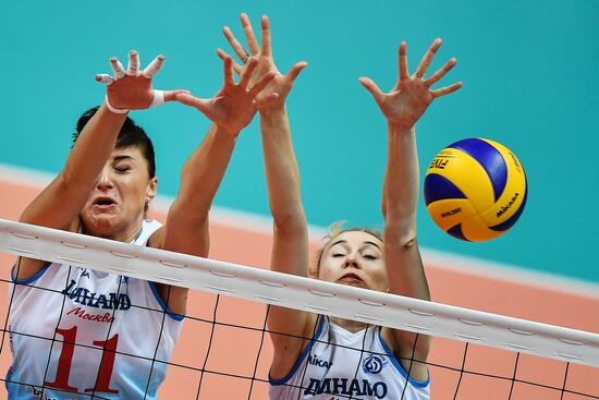 Volleyball. Russian Women's Super League. Dynamo Moscow vs. Dynamo Kazan