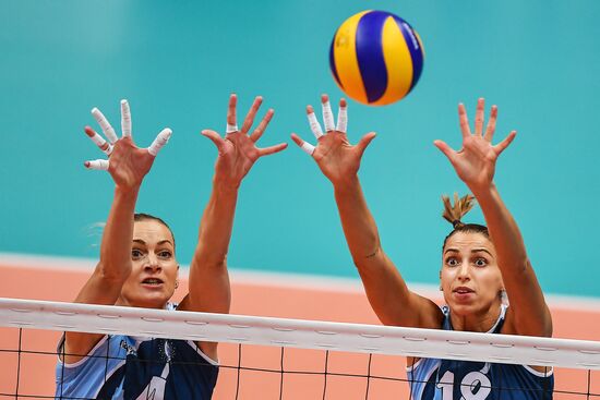 Volleyball. Russian Women's Super League. Dynamo Moscow vs. Dynamo Kazan