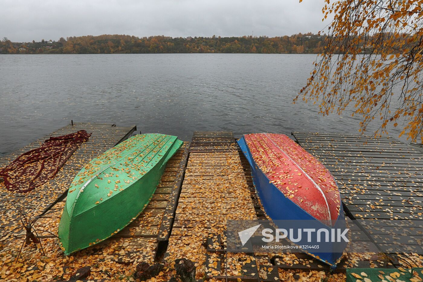 Golden autumn in Plyos