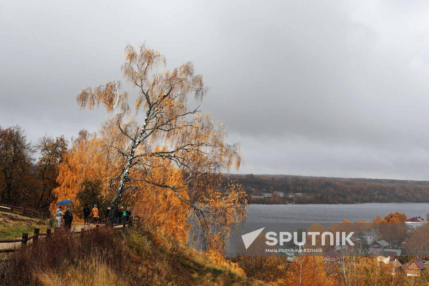 Golden autumn in Plyos