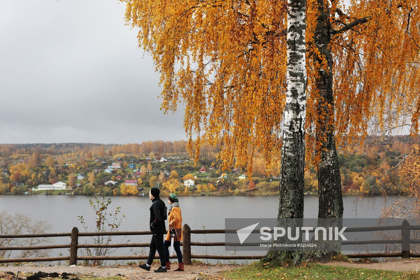 Golden autumn in Plyos