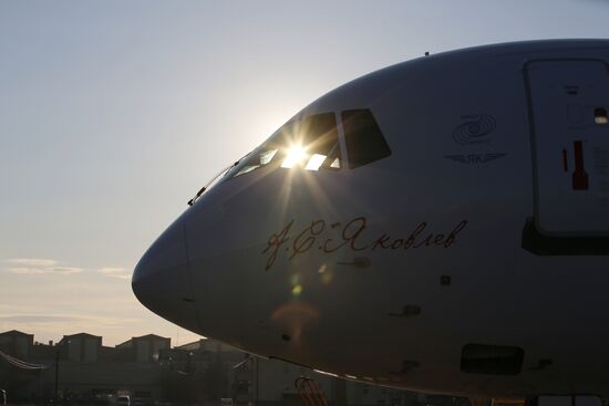 MC-21 aircraft performs its first flight from Irkutsk to Zhukovsky