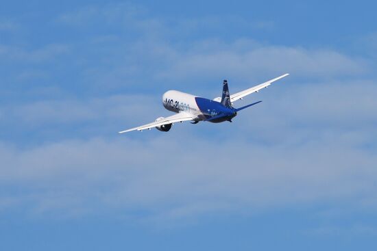 MC-21 aircraft performs its first flight from Irkutsk to Zhukovsky