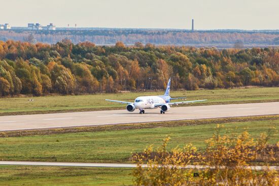 MC-21 aircraft performs its first flight from Irkutsk to Zhukovsky