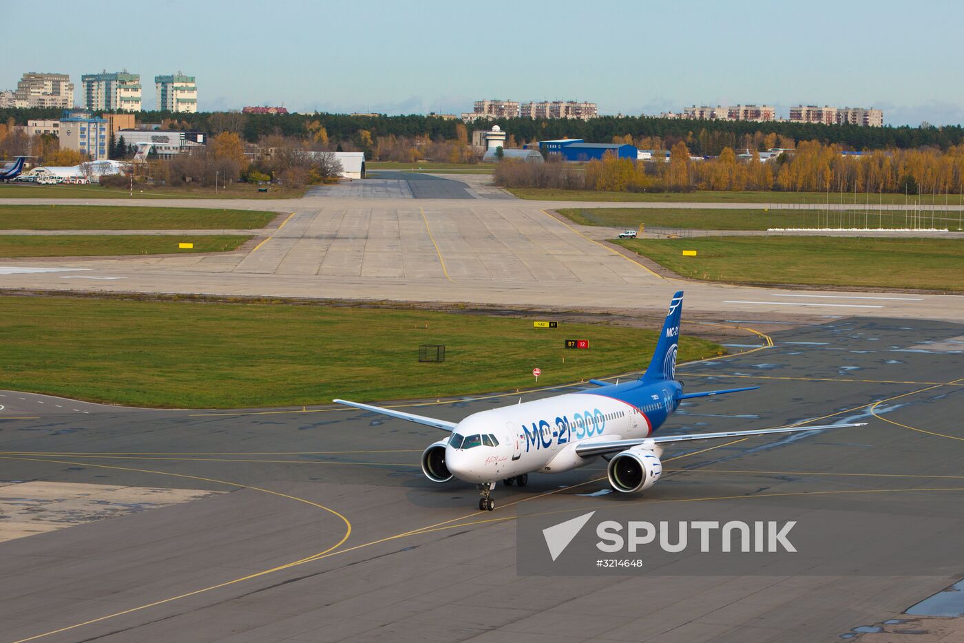 MC-21 aircraft performs its first flight from Irkutsk to Zhukovsky