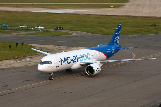 MC-21 aircraft performs its first flight from Irkutsk to Zhukovsky