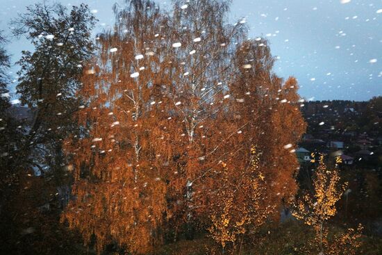 Golden autumn in Plyos