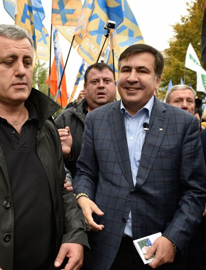 Protesters demand reforms in Kiev