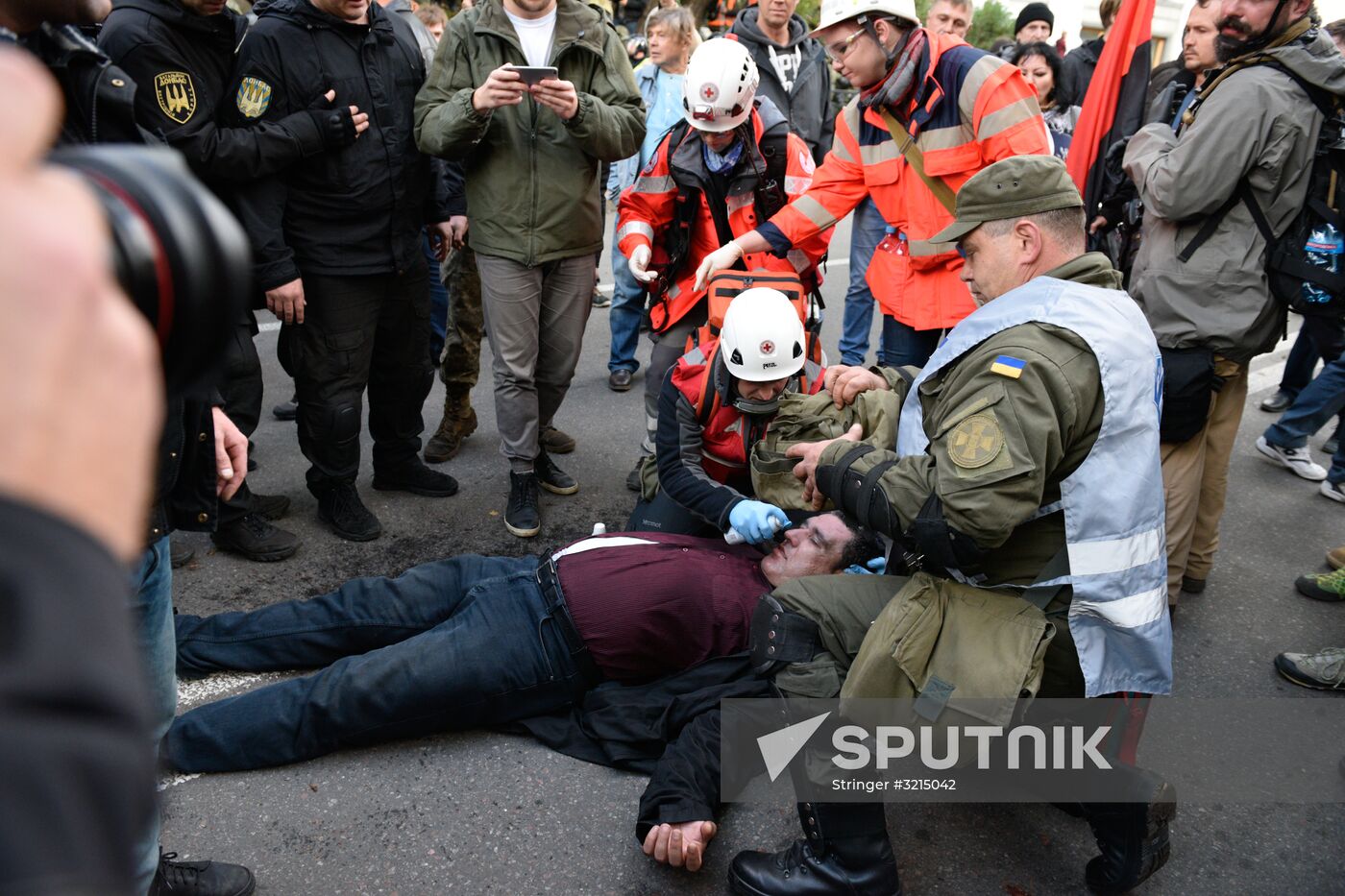 Protesters demand reforms in Kiev