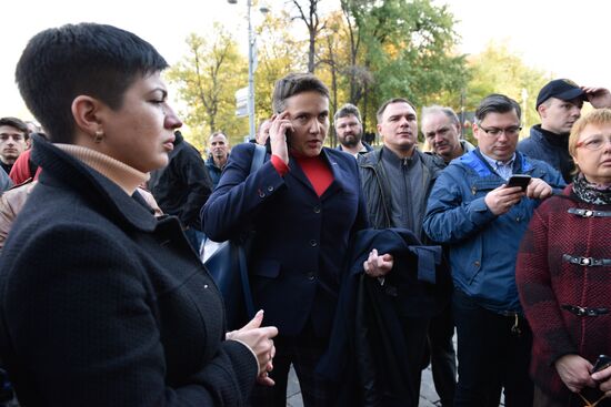 Protests outside Verkhovna Rada in Kiev