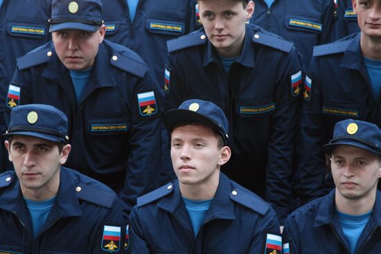 Conscripts are sent to the Army