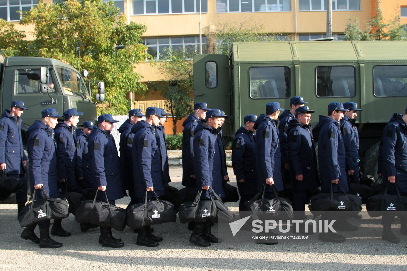 Conscripts are sent to the Army